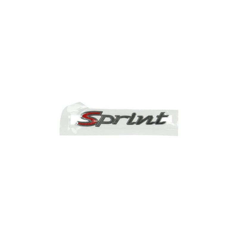 emblem Piaggio original word [sprint] side cover smoke 2h000927