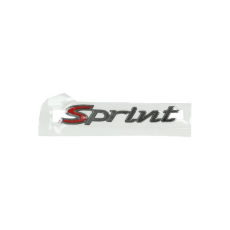 emblem Piaggio original word [sprint] side cover smoke 2h000927