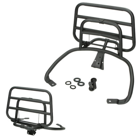 achterdrager opklapbaar model origineel zwart mat vespa, primavera, sprint