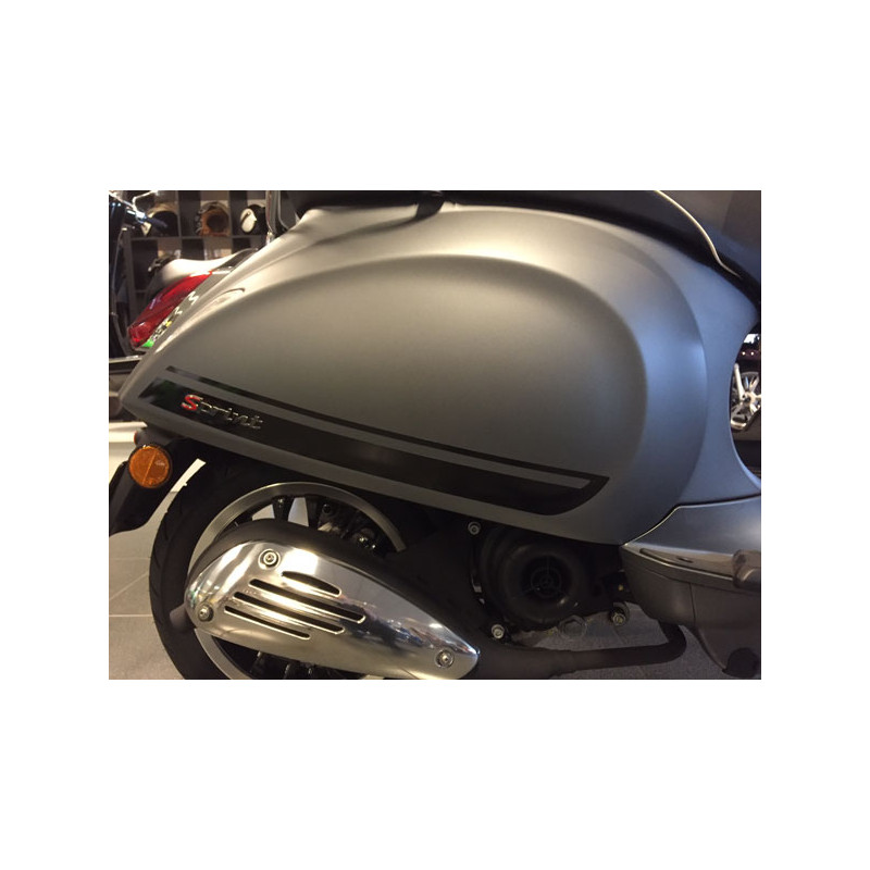 stickerset Piaggio origineel zijscherm 2016 zwart sprint sport 2h000931000a1