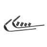 windscherm Regia bevestigingset (voor 42872) (made in EU) zwart glans primavera, sprint