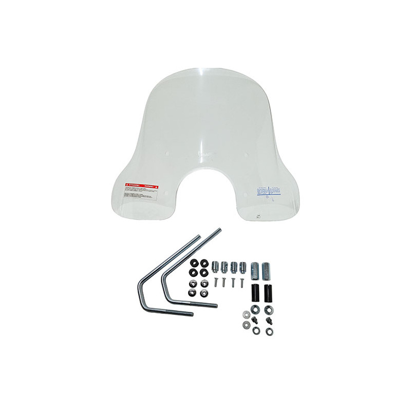 windshield Piaggio original with mounting set 250/300cc 50cm clear gts 675048
