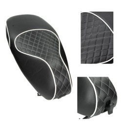 seat cover Regia (made in EU) chesterfield black with white lining Primavera, sprint
