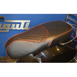 seat cover Regia (made in EU) chesterfield black with red lining Primavera, sprint