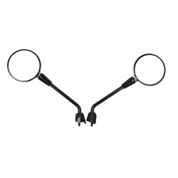 mirror set long model original E-mark black gloss gts all models, Primavera