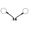 mirror set long model original E-mark black matt gts all models, Primavera