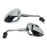 mirror set short model original E-mark m8 chrome sprint