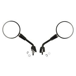 mirror set short model original E-mark black gloss gts all models, Primavera