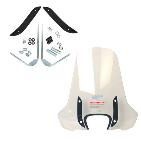 windscherm Piaggio origineel met bevestigingsset hoog euro 4/5 helder liberty, liberty 125cc, liberty 150cc, liberty 4t, liberty