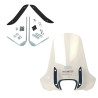 windscherm Piaggio origineel met bevestigingsset hoog euro 4/5 helder liberty, liberty 125cc, liberty 150cc, liberty 4t, liberty