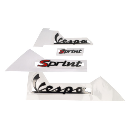 embleemset vespa smoke 4-delig sprint 50/125/150