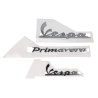 embleemset vespa vespa chroom 3-delig primavera