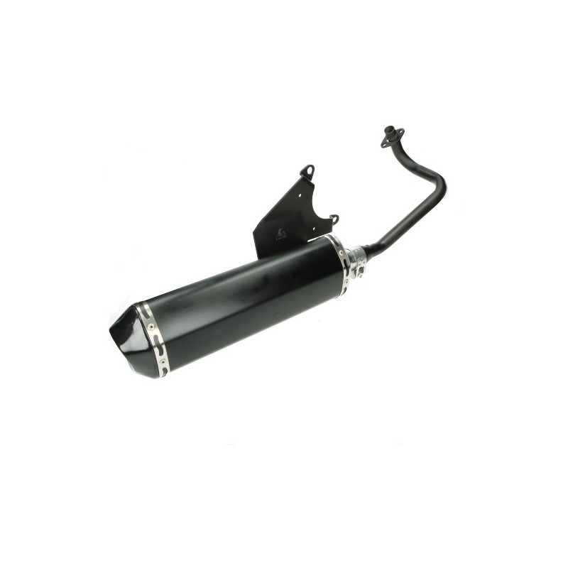 exhaust Jamarcol oval euro-2 (mod akrapovic) euro-2 black/black lx 4t-4v, primavera 4t-4v, sprint 4t-4v