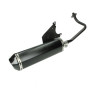 exhaust Jamarcol oval euro-2 (mod akrapovic) euro-2 black/black lx 4t-4v, primavera 4t-4v, sprint 4t-4v