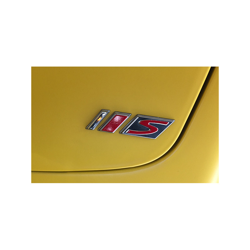 embleem Piaggio origineel beenschilddeksel woord [S] rood gts 125cc, gts 300, sprint 50/125/150 2h001928