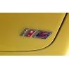 embleem Piaggio origineel beenschilddeksel woord [S] rood gts 125cc, gts 300, sprint 50/125/150 2h001928