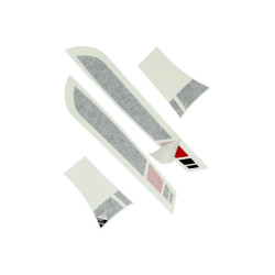 sticker set Piaggio original side cover blck/rd (2018-2019) sprint sport 2h001932000a1