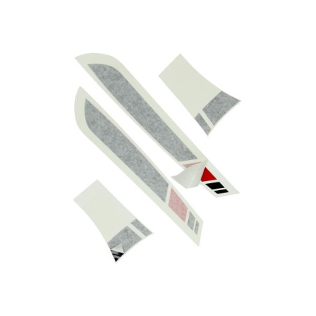 sticker set Piaggio original side cover blck/rd (2018-2019) sprint sport 2h001932000a1