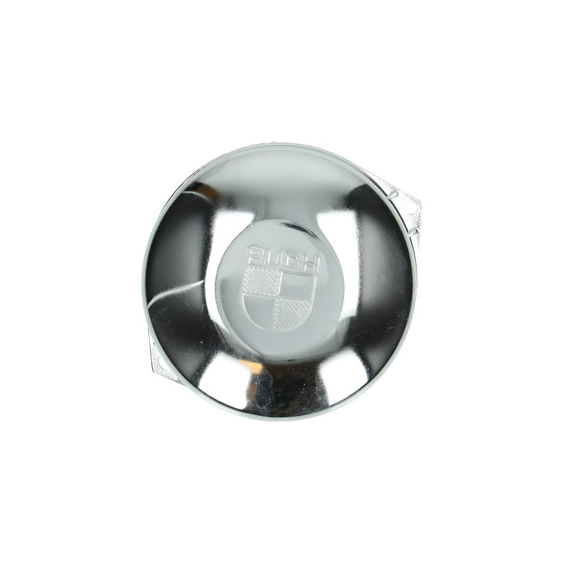 flywheel cover DMP + logo pressed logo chrome puch maxi
