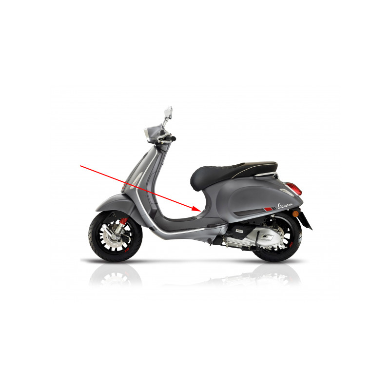 klep Piaggio origineel bodyscherm grijs titanio 707/C sprint sport 67361900hq