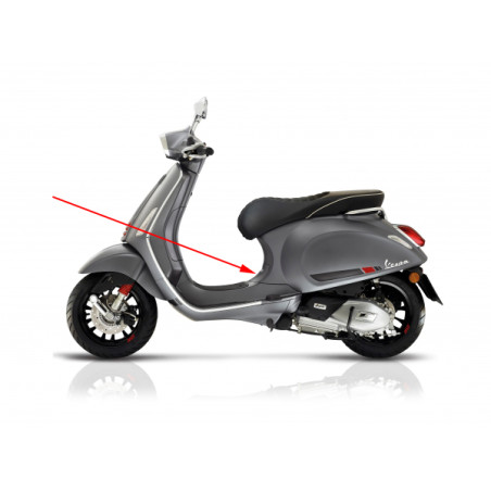 klep Piaggio origineel bodyscherm grijs titanio 707/C sprint sport 67361900hq