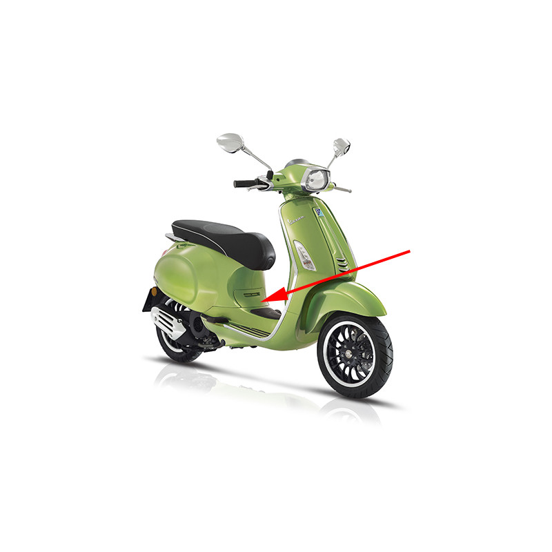 klep Piaggio origineel bodyscherm groen metallic 341/a sprint 67361900vu op op
