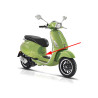 valve Piaggio original body cover green metallic 341/a sprint 67361900vu op op