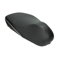 buddyseat Piaggio origineel compleet euro-2/4 zwart/wit primavera, sprint 1b004421