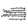 rubber Piaggio origineel set plaatwerkset vespa lx, vespa S 65712645
