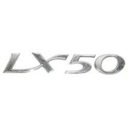 embleem Piaggio origineel woord [lx50] zijscherm 8.5cm aluminium 656221