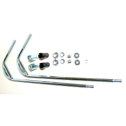 windscherm Piaggio origineel bevestigingset chroom vespa lx, vespa S 602871m