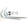 windscherm Piaggio origineel bevestigingset chroom vespa lx, vespa S 602871m