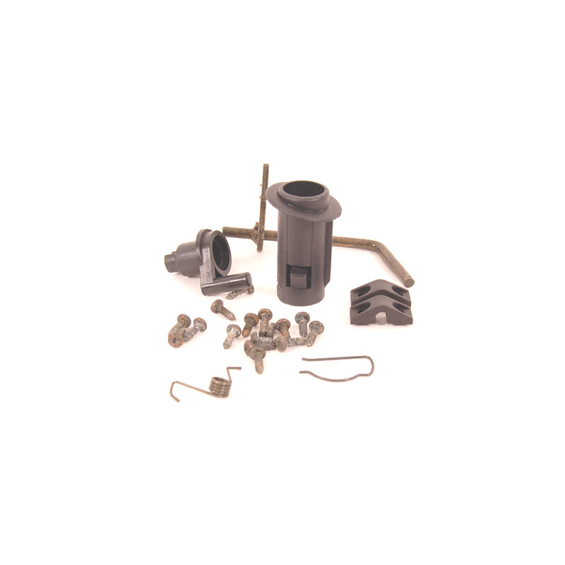seat lock sleeve set Piaggio original reparatieset vespa S, et2-et4, lxv, vespa lx 494511