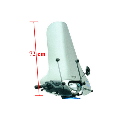 windscherm Piaggio origineel met bevestigingsset hoog 72cm helder zip2000 582338