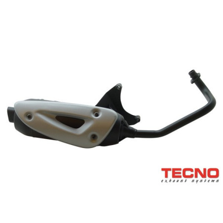 exhaust Tecno standard model straight (made in EU) zip 4t
