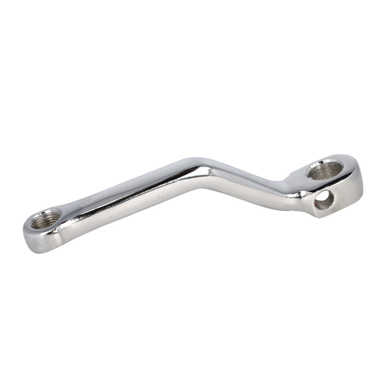 crank links 160mm chroom bromfiets vespa, ms50, mv50, puch