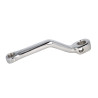 crank links 160mm chroom bromfiets vespa, ms50, mv50, puch