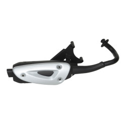 uitlaat tecno standaard model straight (made in EU) zwart et2, lx 2t, lxv 2t, vespa S 2t op op