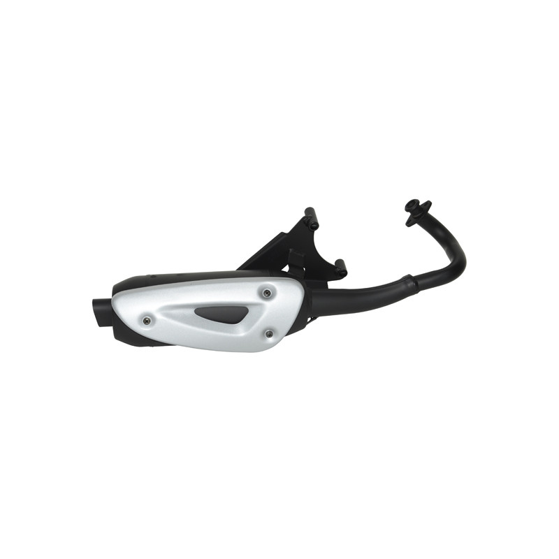 exhaust Tecno standard model straight (made in EU) black et2, lx 2t, lxv 2t, vespa S 2t op op