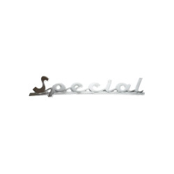 clip-on logo word [special] (bent) 13.5cm aluminum vespa