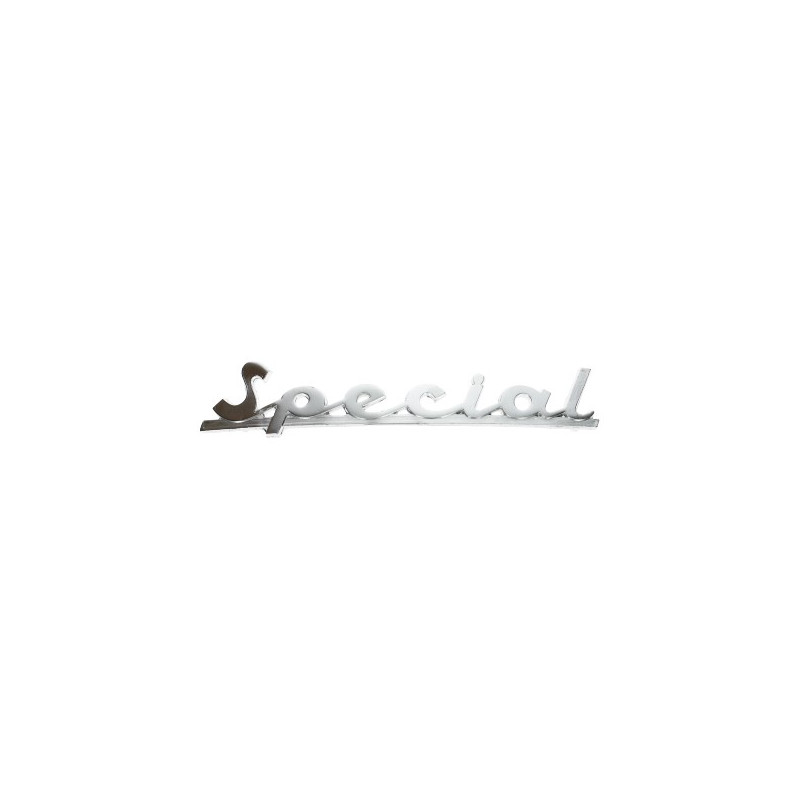 logo klik woord [special] 13.5cm 13.5cm aluminium vespa