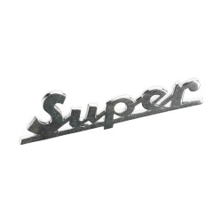embleem woord [super] 7.5cm aluminium gts, vespa op op