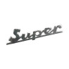 emblem word [super] 7.5cm aluminum gts, vespa op op