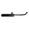 uitlaat tecno origineel model citypower 23.5mm zwart citta