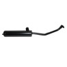 exhaust Tecno original model 45km (made in EU) 22mm black ciao mix