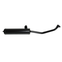uitlaat tecno origineel model 25km (made in EU) 23.5mm zwart ciao mix