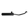 uitlaat tecno origineel model 25km (made in EU) 23.5mm zwart ciao mix