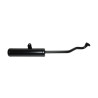 exhaust original model 25km (made in EU) 23.5mm black si mix