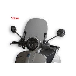 windscherm malossi met bevestigingsset smoke 50cm gts, gts 125cc, gts 250cc, gts alle mod., gts super 300cc 4515118