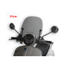 windscherm malossi met bevestigingsset smoke 50cm gts, gts 125cc, gts 250cc, gts alle mod., gts super 300cc 4515118
